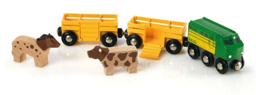BRIO World - Farm Train | Toy Train for Kids Age 3 and Up - Image 3