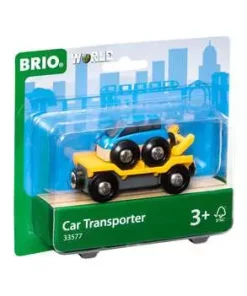 BRIO World Car Transporter for Kids age 3 years and up. Compatible with all BRIO train sets