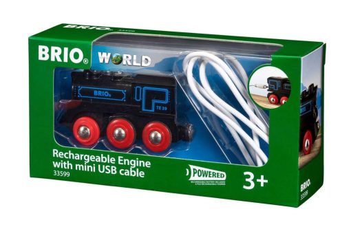 BRIO World - Rechargeable Engine | Battery-Powered Toy Train for Kids aged 3+