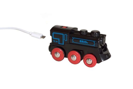 BRIO World - Rechargeable Engine | Battery-Powered Toy Train for Kids aged 3+ - Image 4