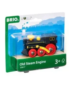 BRIO World Old Steam Train Engine for Kids age 3 years and up. Compatible with all BRIO train sets