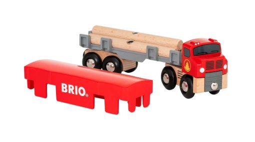 BRIO World Lumber Truck for Kids age 3 years and up. Compatible with all BRIO train sets - Image 4