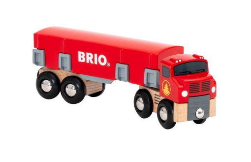 BRIO World Lumber Truck for Kids age 3 years and up. Compatible with all BRIO train sets - Image 5