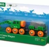BRIO World Clever Crane Wagon for Kids age 3 years and up. Compatible with all BRIO train sets