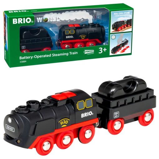 BRIO World - Battery-Operated Steaming Train | BRIO World Toy Trains - Image 9
