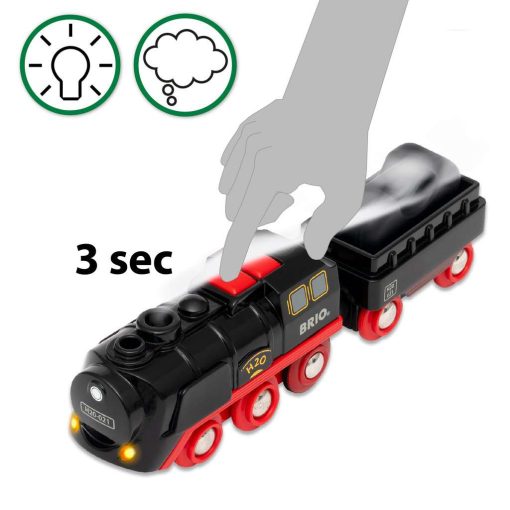 BRIO World - Battery-Operated Steaming Train | BRIO World Toy Trains - Image 2