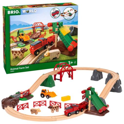 BRIO World Farm Animal Train Set for Kids age 3 years and up. Compatible with all BRIO train sets - Image 12