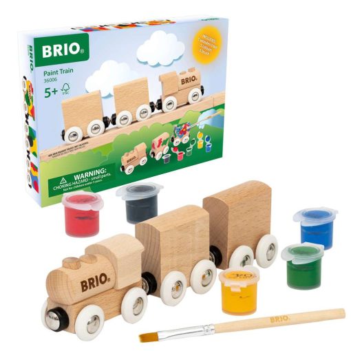 BRIO – Paint Train | Wooden DIY Customizable Toy Train for Kids Aged 5 Years Up - Image 8