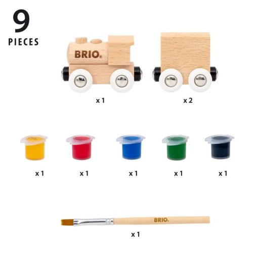 BRIO – Paint Train | Wooden DIY Customizable Toy Train for Kids Aged 5 Years Up - Image 4