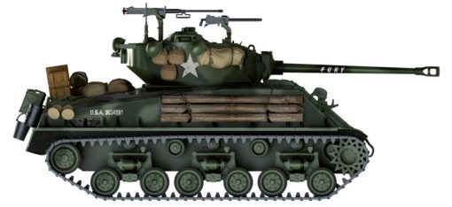 6529 - 1/35 - US Army M4A3E8 Sherman Tank "Fury" - Image 10