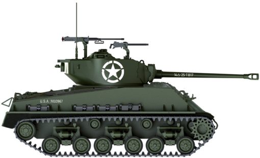 6529 - 1/35 - US Army M4A3E8 Sherman Tank "Fury" - Image 9