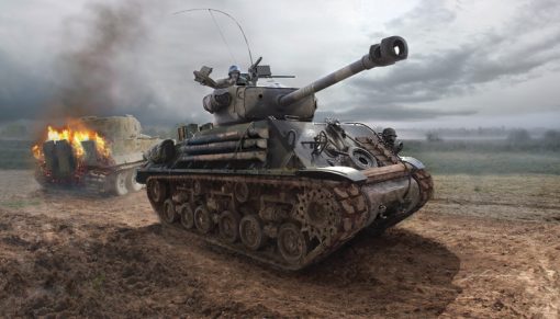 6529 - 1/35 - US Army M4A3E8 Sherman Tank "Fury" - Image 2