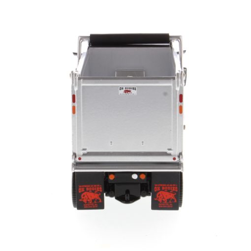 Kenworth T880S SFFA Tandem Axle with Pusher Axle Ox Stampede Dump Truck Blue and Chrome - Image 5