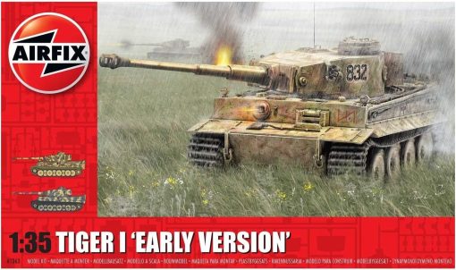 Airfix Tiger I Early Version 1:35 WWII Military Tank