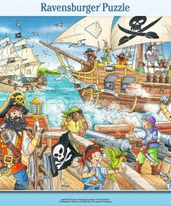 Children Frame Puzzle Attack Der Pirates 36 Pc