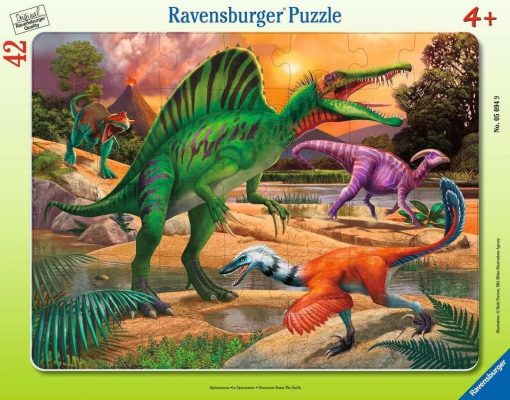 Children Frame Puzzle Dinosaurs Spinosaurus 42pc