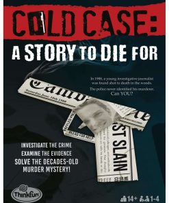 Think Fun Cold Case: A Story to Die for– A Murder Mystery Game in A Box for Ages 14 and up