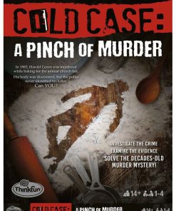 Think Fun Cold Case: A Pinch of Murder – A Murder Mystery Game in A Box for Ages 14 and up