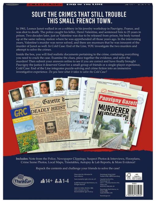 Cold Case: End of the Line - A Murder Mystery Game for 14+ - Image 2