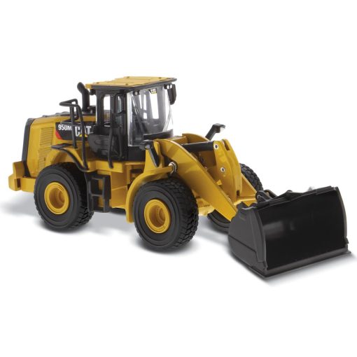 1:64 Cat® 950M Wheel Loader Long Fork & Bucket (2 Logs Included), Metal Construction Series - Image 5