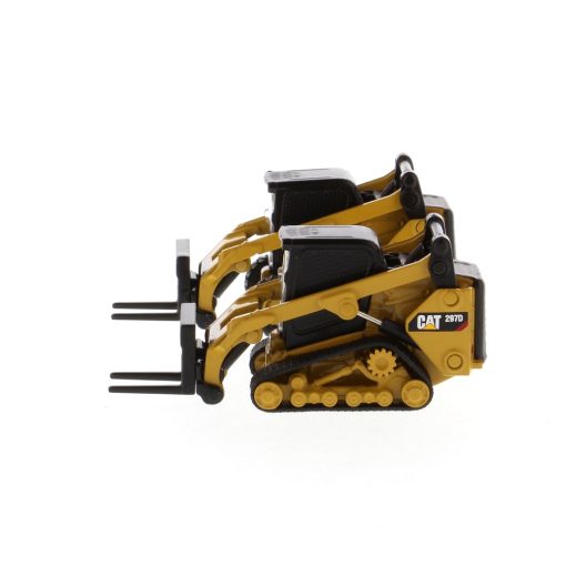 1:64 Cat® 272D2 Skid Steer Loader and Caterpillar 297D2 Compact Track Loader, Metal Construction Series - Image 8