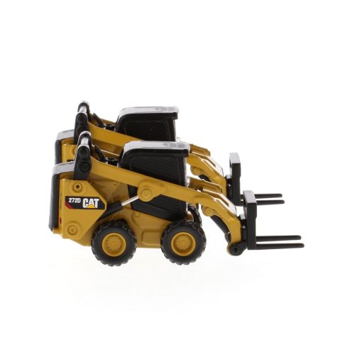 1:64 Cat® 272D2 Skid Steer Loader and Caterpillar 297D2 Compact Track Loader, Metal Construction Series - Image 4
