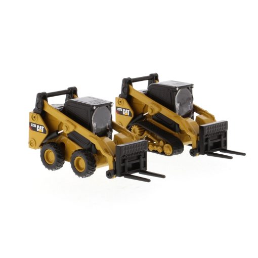 1:64 Cat® 272D2 Skid Steer Loader and Caterpillar 297D2 Compact Track Loader, Metal Construction Series - Image 3