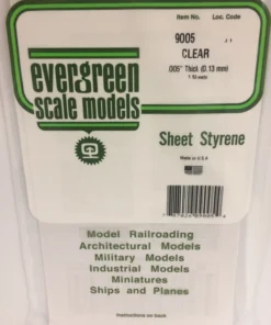 9005 - .005" CLEAR ORIENTED POLYSTYRENE SHEET