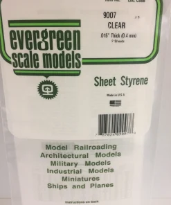 9007 - .015" CLEAR ORIENTED POLYSTYRENE SHEET
