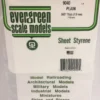 9040 - .040" (1.0mm) PLAIN OPAQUE WHITE POLYSTYRENE SHEET