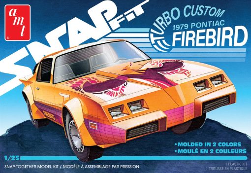 AMT 1979 PONTIAC FIREBIRD “TURBO CUSTOM” (SNAP) 1:25 SCALE MODEL KIT