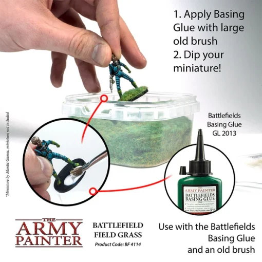 The Army Painter – Battlefield Basing - Field Grass - Image 3