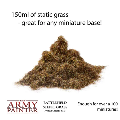The Army Painter – Battlefield Basing - Steppe Grass - Image 2