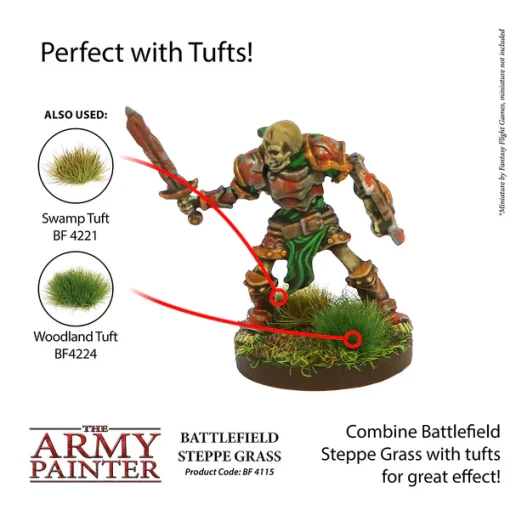 The Army Painter – Battlefield Basing - Steppe Grass - Image 4