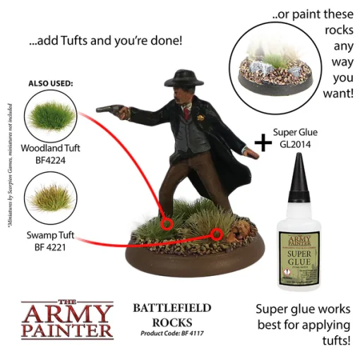 The Army Painter – Battlefield Basing - Battlefield Rocks - Image 5