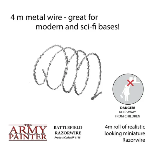 The Army Painter – Battlefield Basing - Battlefield Razorwire - Image 2