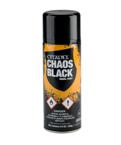 Chaos Black Spray Paint