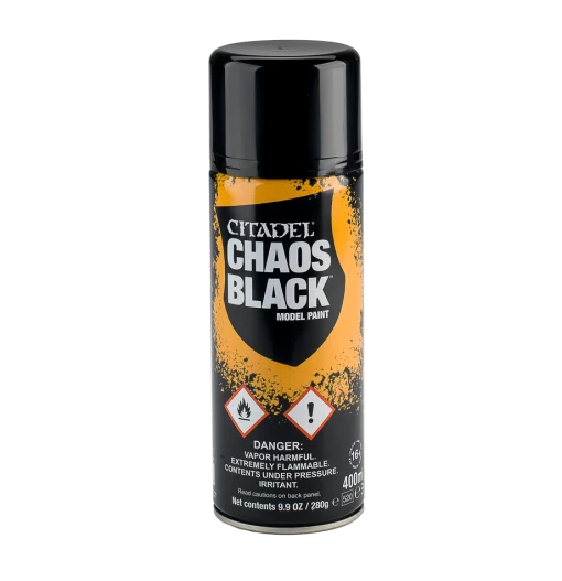 Chaos Black Spray Paint