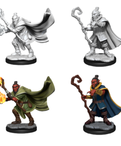 Critical Role Unpainted Mini - Hobgoblin Wizard & Druid Male - Wave 1