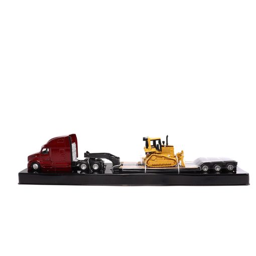 1:87 Peterbilt 579 Ultra Loft Tandem with Lowboy Trailer &  CAT D5M Dozer - Image 2