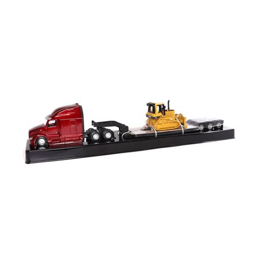 1:87 Peterbilt 579 Ultra Loft Tandem with Lowboy Trailer &  CAT D5M Dozer - Image 3