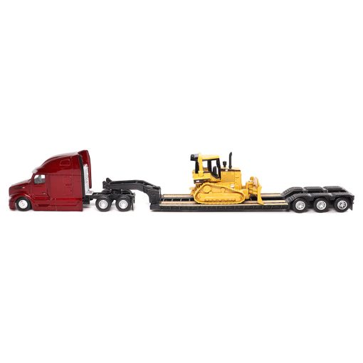 1:87 Peterbilt 579 Ultra Loft Tandem with Lowboy Trailer &  CAT D5M Dozer - Image 4