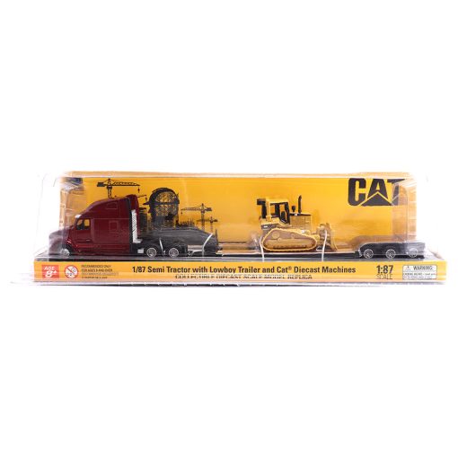 1:87 Peterbilt 579 Ultra Loft Tandem with Lowboy Trailer &  CAT D5M Dozer - Image 10