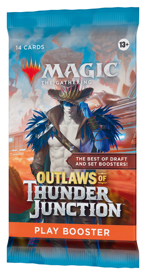 MTG Outlaws of Thunder Junction Play Booster (14 Magic Cards)