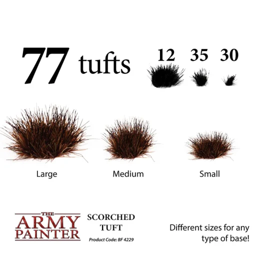 The Army Painter – Scorched Tuft - 77 Tufts - Image 2