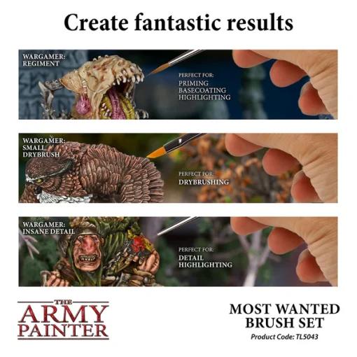 The Army Painter – Most Wanted Brush Set - Image 2