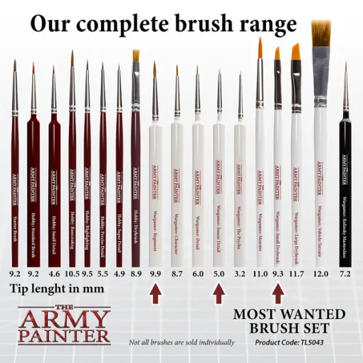 The Army Painter – Most Wanted Brush Set - Image 4
