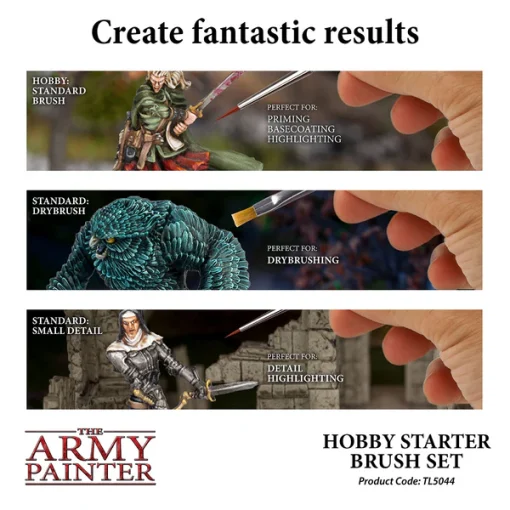 The Army Painter - Hobby Starter Brush Set - Image 2
