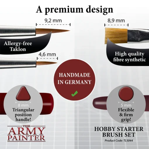 The Army Painter - Hobby Starter Brush Set - Image 3