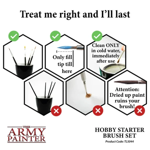 The Army Painter - Hobby Starter Brush Set - Image 5